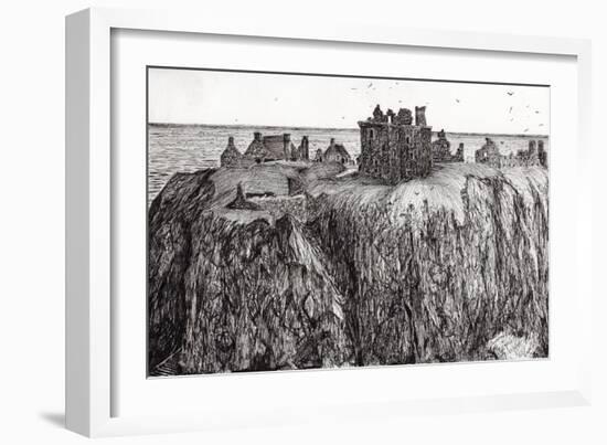 Dunottar Castle, 2007-Vincent Alexander Booth-Framed Giclee Print