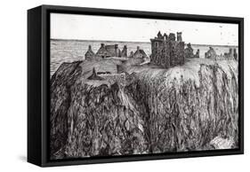 Dunottar Castle, 2007-Vincent Alexander Booth-Framed Stretched Canvas