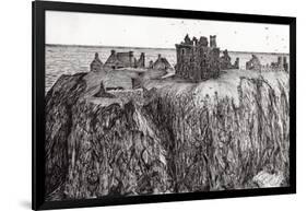 Dunottar Castle, 2007-Vincent Alexander Booth-Framed Giclee Print