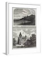 Dunrobin Castle, the Seat of the Duke of Sutherland, in Scotland-Samuel Read-Framed Giclee Print