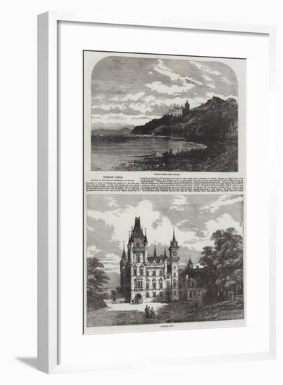 Dunrobin Castle, the Seat of the Duke of Sutherland, in Scotland-Samuel Read-Framed Giclee Print