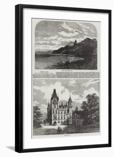 Dunrobin Castle, the Seat of the Duke of Sutherland, in Scotland-Samuel Read-Framed Giclee Print