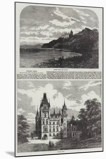 Dunrobin Castle, the Seat of the Duke of Sutherland, in Scotland-Samuel Read-Mounted Giclee Print