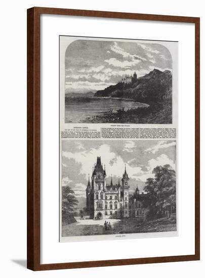 Dunrobin Castle, the Seat of the Duke of Sutherland, in Scotland-Samuel Read-Framed Giclee Print