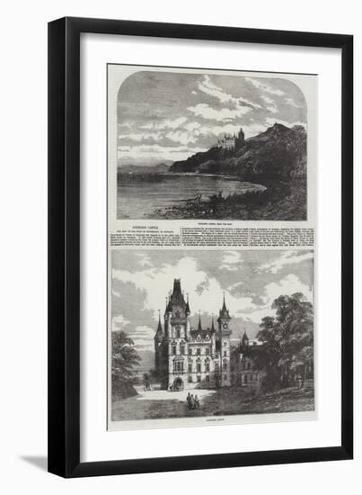 Dunrobin Castle, the Seat of the Duke of Sutherland, in Scotland-Samuel Read-Framed Giclee Print