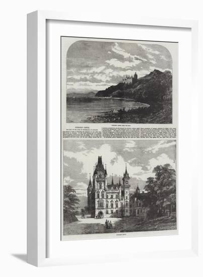 Dunrobin Castle, the Seat of the Duke of Sutherland, in Scotland-Samuel Read-Framed Giclee Print