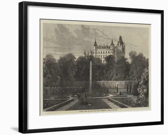 Dunrobin Castle, the Seat of the Duke of Sutherland, Visited by the Queen-Samuel Read-Framed Giclee Print