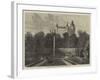 Dunrobin Castle, the Seat of the Duke of Sutherland, Visited by the Queen-Samuel Read-Framed Giclee Print