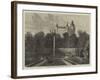 Dunrobin Castle, the Seat of the Duke of Sutherland, Visited by the Queen-Samuel Read-Framed Giclee Print