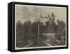 Dunrobin Castle, the Seat of the Duke of Sutherland, Visited by the Queen-Samuel Read-Framed Stretched Canvas