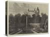Dunrobin Castle, the Seat of the Duke of Sutherland, Visited by the Queen-Samuel Read-Stretched Canvas