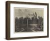Dunrobin Castle, the Seat of the Duke of Sutherland, Visited by the Queen-Samuel Read-Framed Giclee Print