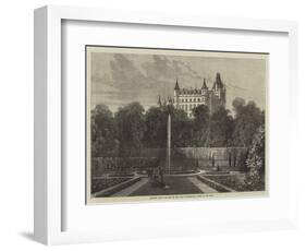 Dunrobin Castle, the Seat of the Duke of Sutherland, Visited by the Queen-Samuel Read-Framed Giclee Print