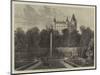 Dunrobin Castle, the Seat of the Duke of Sutherland, Visited by the Queen-Samuel Read-Mounted Giclee Print