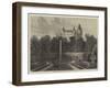 Dunrobin Castle, the Seat of the Duke of Sutherland, Visited by the Queen-Samuel Read-Framed Giclee Print