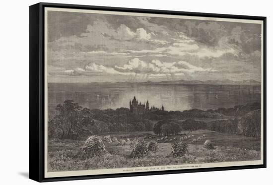 Dunrobin Castle, the Seat of the Duke of Sutherland-Samuel Read-Framed Stretched Canvas