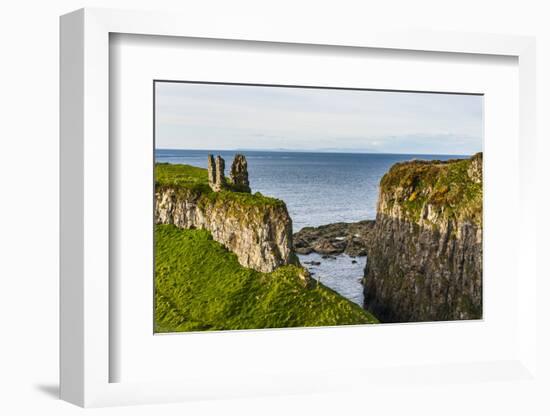 Dunseverick Castle Near the Giants Causeway-Michael Runkel-Framed Photographic Print