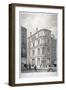 Dunstan House, on the Corner of Fleet Street and Whitefriars Street, City of London, C1842-G Moore-Framed Giclee Print