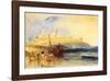 Dunstanborough Castle, North-J^ M^ W^ Turner-Framed Art Print