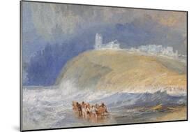 Dunstanborough Castle, Northumberland, C.1829-J. M. W. Turner-Mounted Giclee Print