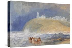 Dunstanborough Castle, Northumberland, C.1829-J. M. W. Turner-Stretched Canvas