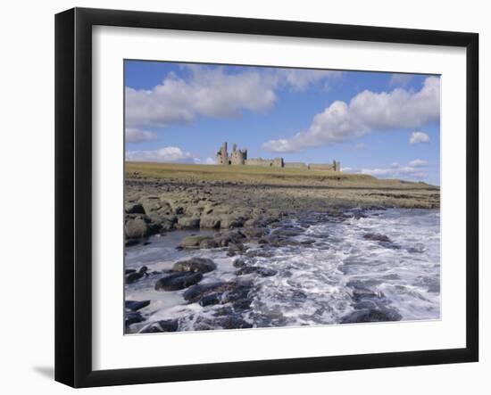 Dunstanburgh Castle and the Coast, Northumbria (Northumberland), England, UK, Europe-Charles Bowman-Framed Photographic Print