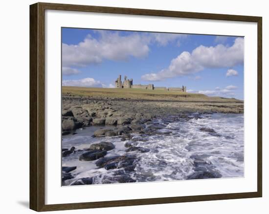 Dunstanburgh Castle and the Coast, Northumbria (Northumberland), England, UK, Europe-Charles Bowman-Framed Photographic Print