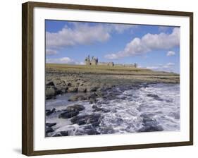 Dunstanburgh Castle and the Coast, Northumbria (Northumberland), England, UK, Europe-Charles Bowman-Framed Photographic Print