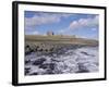 Dunstanburgh Castle and the Coast, Northumbria (Northumberland), England, UK, Europe-Charles Bowman-Framed Photographic Print