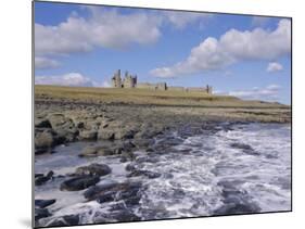 Dunstanburgh Castle and the Coast, Northumbria (Northumberland), England, UK, Europe-Charles Bowman-Mounted Photographic Print