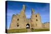 Dunstanburgh Castle, Northumberland, England, United Kingdom, Europe-Gary Cook-Stretched Canvas