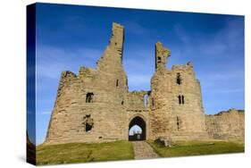 Dunstanburgh Castle, Northumberland, England, United Kingdom, Europe-Gary Cook-Stretched Canvas