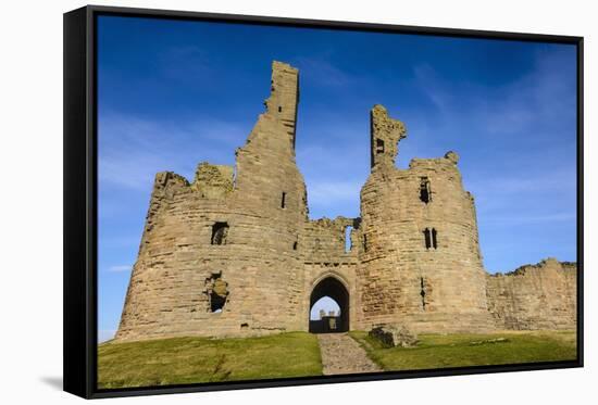 Dunstanburgh Castle, Northumberland, England, United Kingdom, Europe-Gary Cook-Framed Stretched Canvas