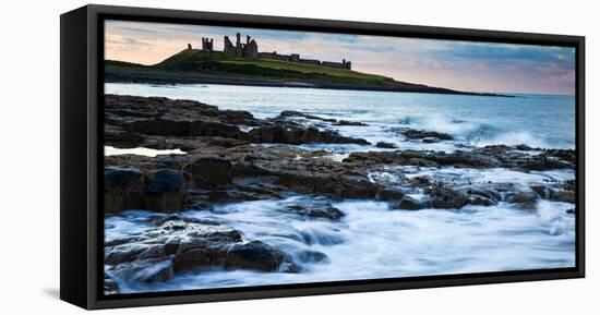 Dunstanburgh Castle, Northumberland, England, United Kingdom, Europe-John Alexander-Framed Stretched Canvas