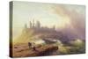 Dunstanburgh Castle, Northumberland-John Mogford-Stretched Canvas