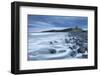 Dunstanburgh Castle Overlooking the Boulder Strewn Shores of Embleton Bay, Northumberland, England-Adam Burton-Framed Photographic Print