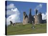 Dunstanburgh Castle Ruins, Northumberland, England-David Wall-Stretched Canvas