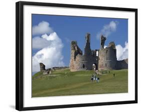 Dunstanburgh Castle Ruins, Northumberland, England-David Wall-Framed Photographic Print