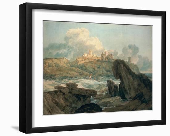 Dunstanburgh Castle-J. M. W. Turner-Framed Giclee Print