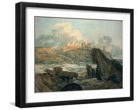 Dunstanburgh Castle-J. M. W. Turner-Framed Giclee Print