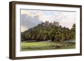 Dunster Castle, Home of the Fownes-Luttrell Family, Somerset, C1880-Benjamin Fawcett-Framed Giclee Print