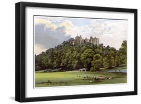 Dunster Castle, Home of the Fownes-Luttrell Family, Somerset, C1880-Benjamin Fawcett-Framed Giclee Print