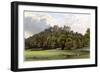 Dunster Castle, Home of the Fownes-Luttrell Family, Somerset, C1880-Benjamin Fawcett-Framed Giclee Print