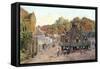 Dunster, Somerset 1912-AR Quinton-Framed Stretched Canvas