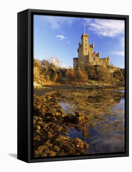 Dunvegan Castle of the Macleods of Skye, Isle of Skye, Highlands, Scotland, UK-Patrick Dieudonne-Framed Stretched Canvas