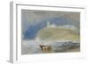 Dunwich, Suffolk, C.1827 (W/C on Paper)-Joseph Mallord William Turner-Framed Giclee Print