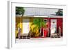 Duo Colored Houses - Florida-Philippe Hugonnard-Framed Photographic Print