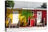 Duo Colored Houses - Florida-Philippe Hugonnard-Stretched Canvas