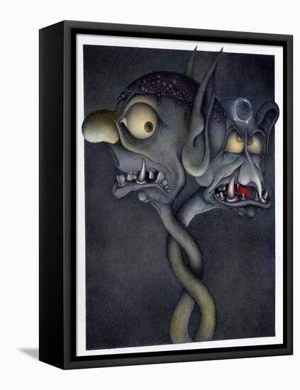 Duo Nod-Wayne Anderson-Framed Stretched Canvas
