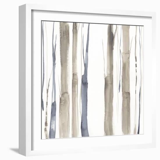 Duo Tone Trees II-null-Framed Art Print